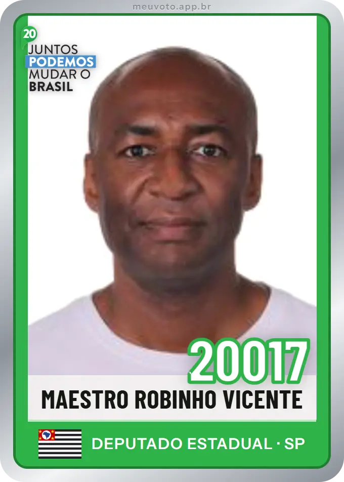 Carta de Maestro Robinho Vicente, número 20017, Podemos