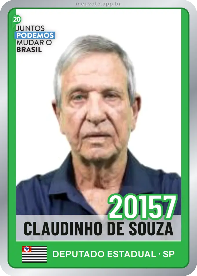 Carta de Claudinho de Souza, número 20157, Podemos