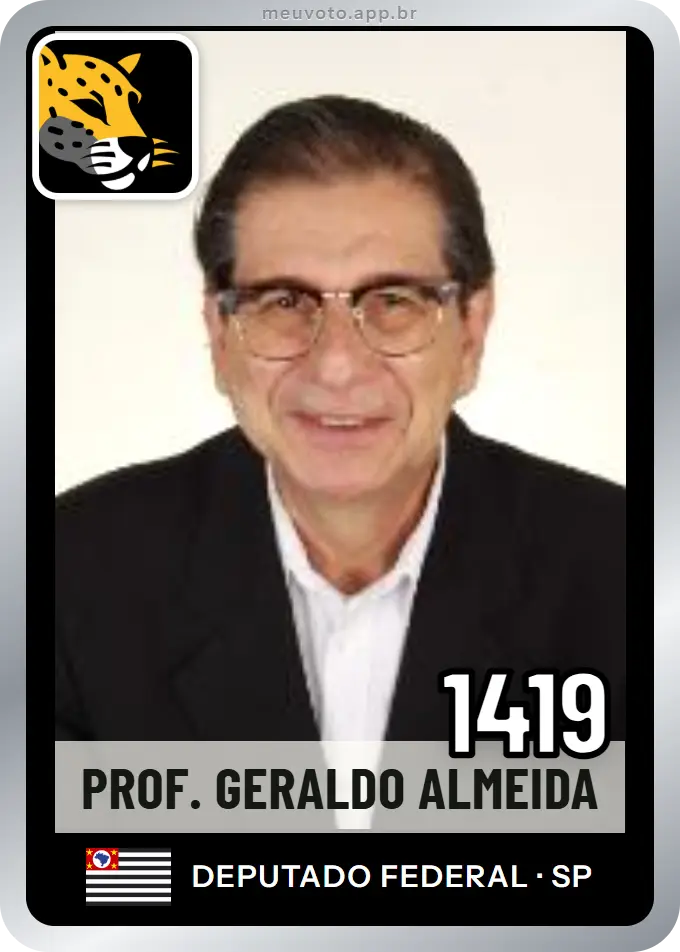 Carta de Prof. Geraldo Almeida, número 1419, Missão