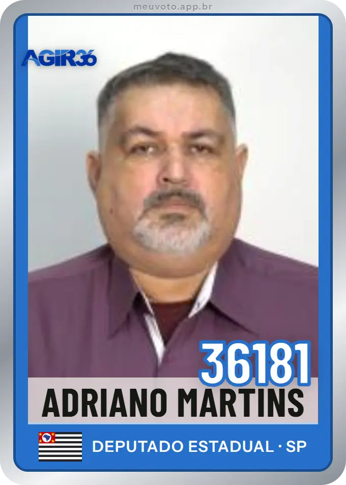 Carta de Adriano Martins, número 36181, Agir
