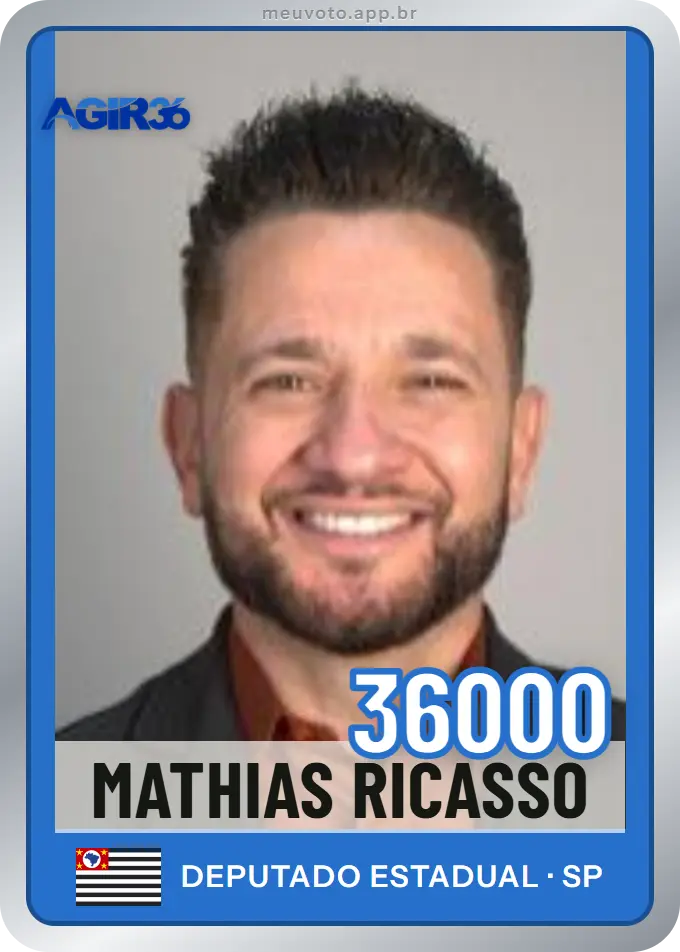Carta de Mathias Ricasso, número 36000, Agir
