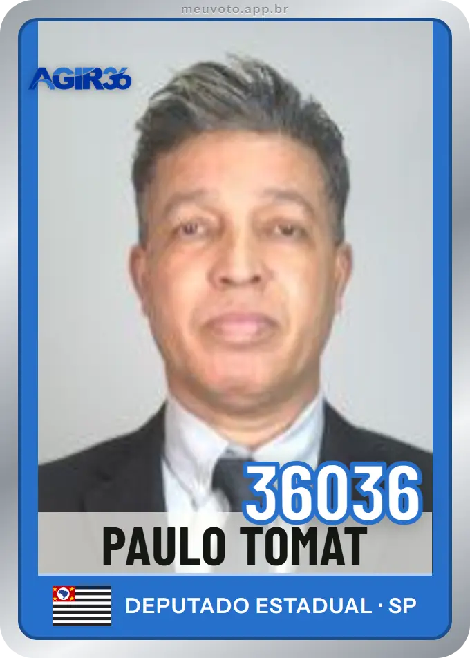 Carta de Paulo Tomat, número 36036, Agir