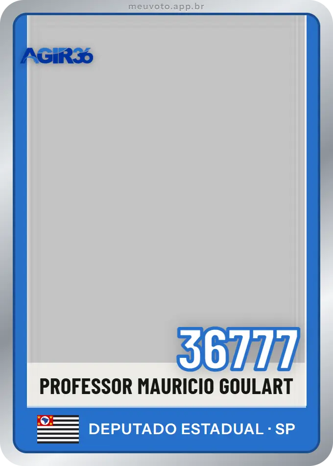 Carta de Professor Mauricio Goulart, número 36777, Agir
