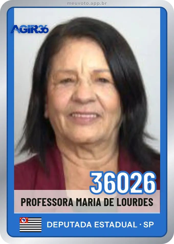 Carta de Professora Maria de Lourdes, número 36026, Agir