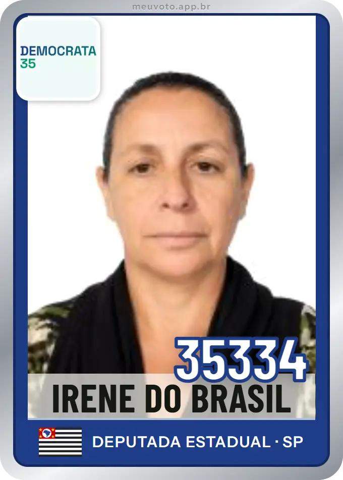 Carta de Irene do Brasil, número 35334, Democrata