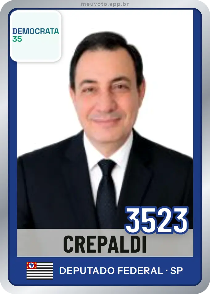 Carta de Crepaldi, número 3523, Democrata