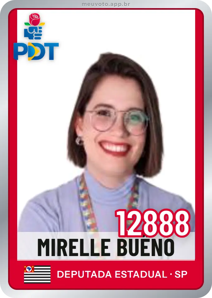 Carta de Mirelle Buêno, número 12888, PDT
