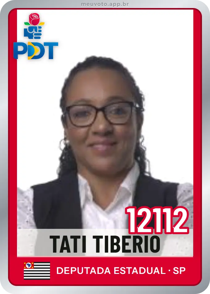 Carta de Tati Tiberio, número 12112, PDT