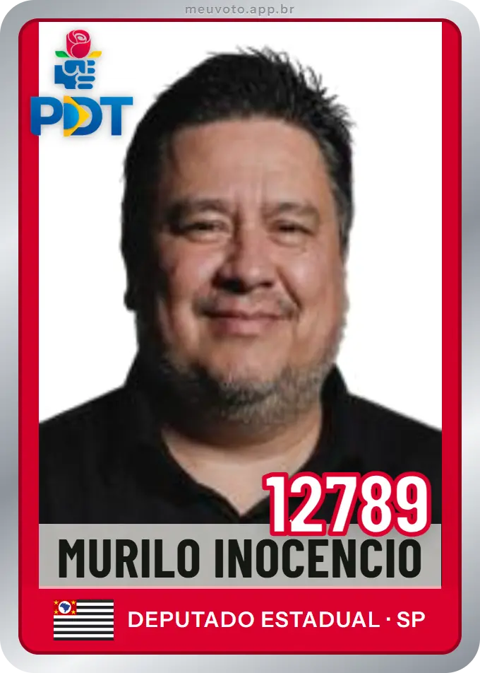 Carta de Murilo Inocencio, número 12789, PDT
