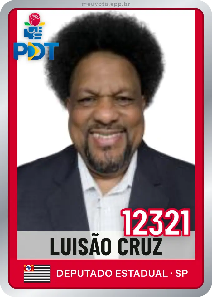 Carta de Luisão Cruz, número 12321, PDT