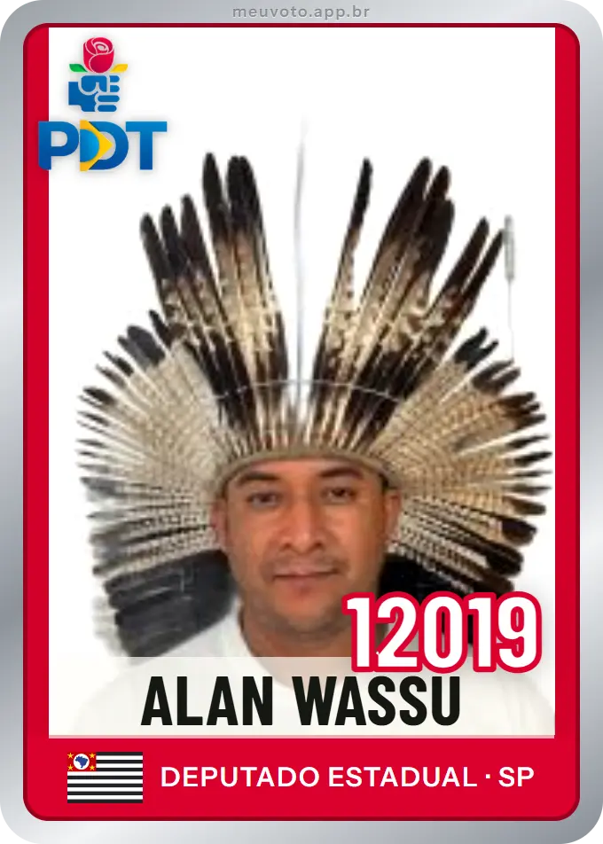 Carta de Alan Wassu, número 12019, PDT