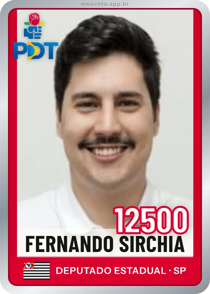 Carta de Fernando Sirchia, número 12500, PDT