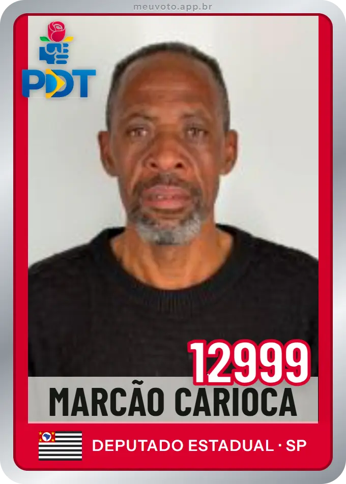 Carta de Marcão Carioca, número 12999, PDT
