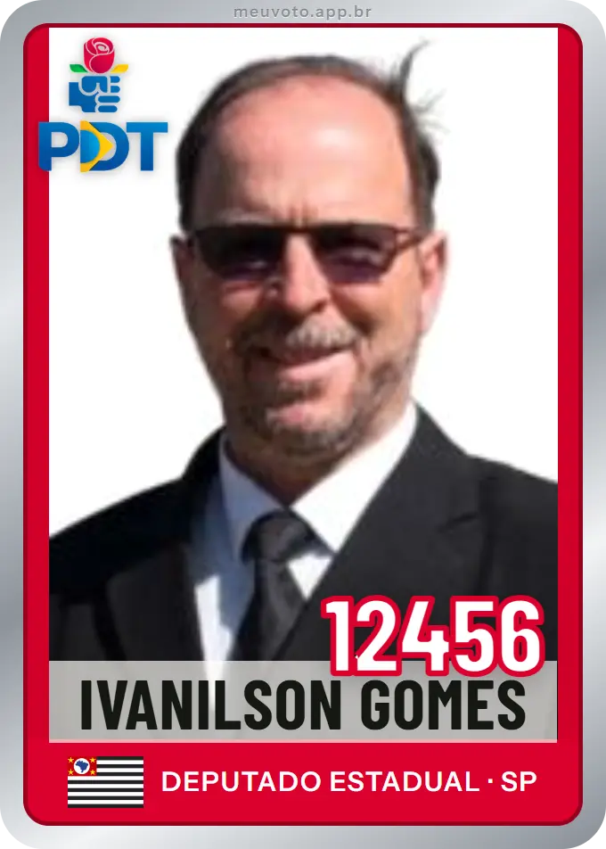 Carta de Ivanilson Gomes, número 12456, PDT