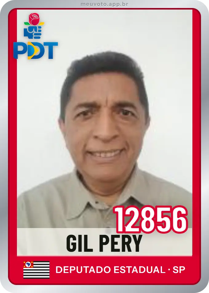 Carta de Gil Pery, número 12856, PDT