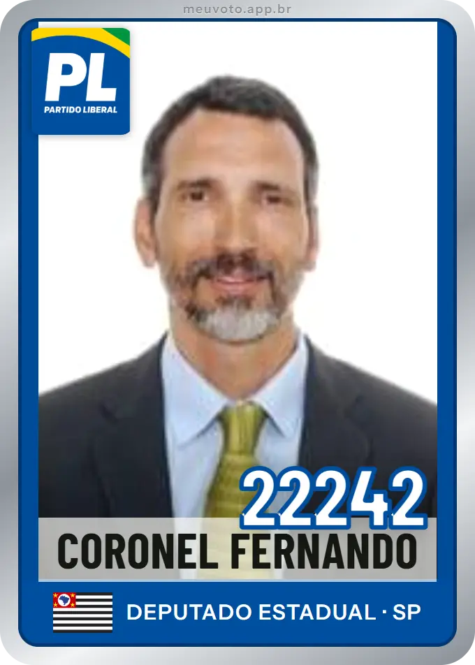 Carta de Coronel Fernando, número 22242, PL