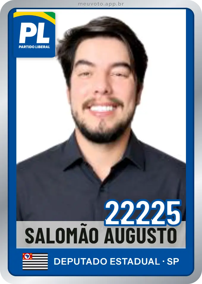 Carta de Salomão Augusto, número 22225, PL
