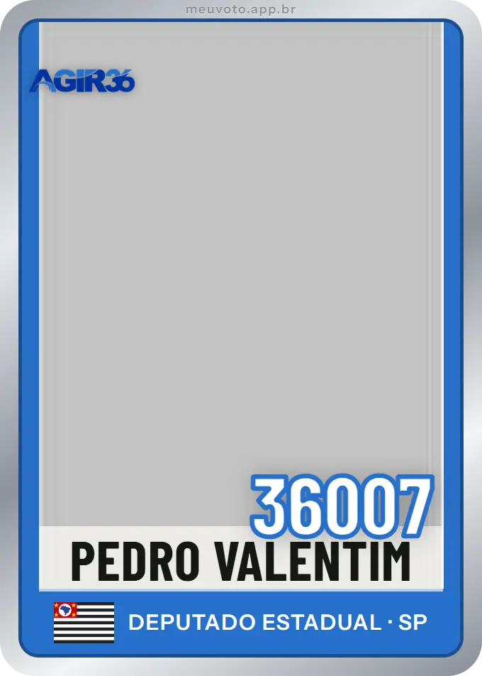 Carta de Pedro Valentim, número 36007, Agir