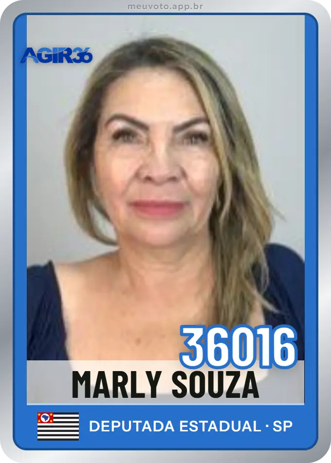 Carta de Marly Souza, número 36016, Agir