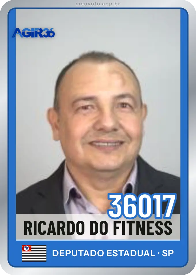 Carta de Ricardo do Fitness, número 36017, Agir