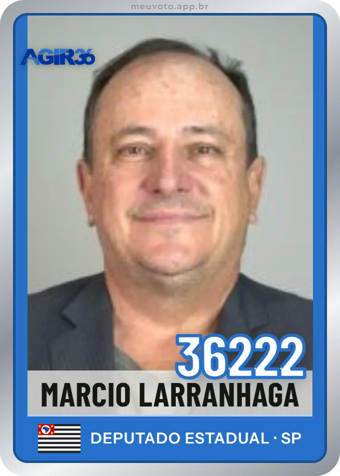 Carta de Marcio Larranhaga, número 36222, Agir