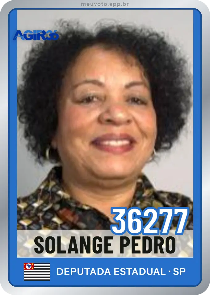 Carta de Solange Pedro, número 36277, Agir