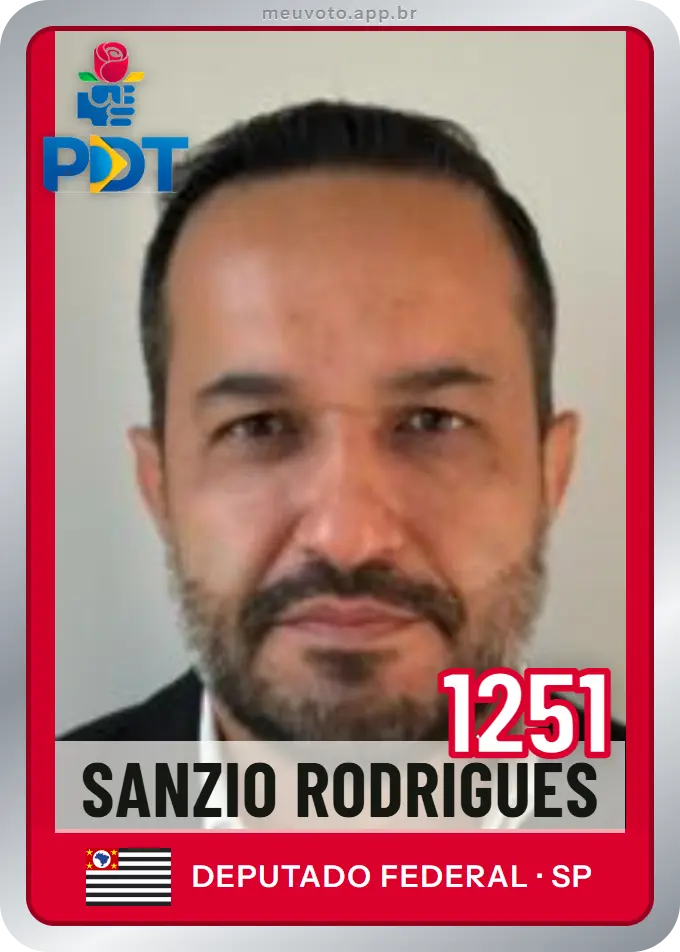 Carta de Sanzio Rodrigues, número 1251, PDT