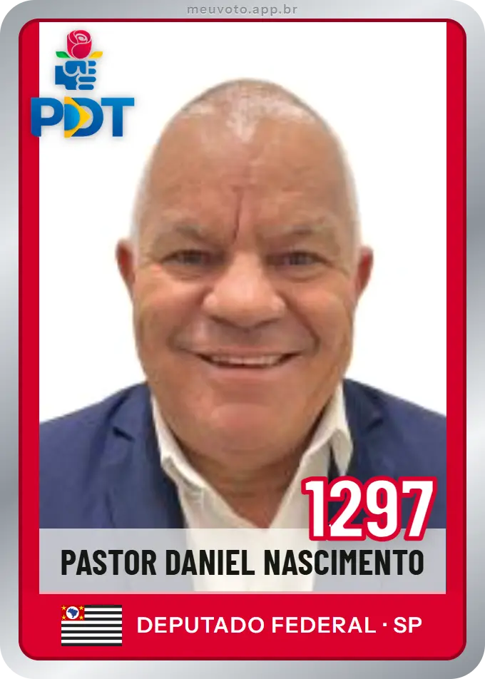 Carta de Pastor Daniel Nascimento, número 1297, PDT