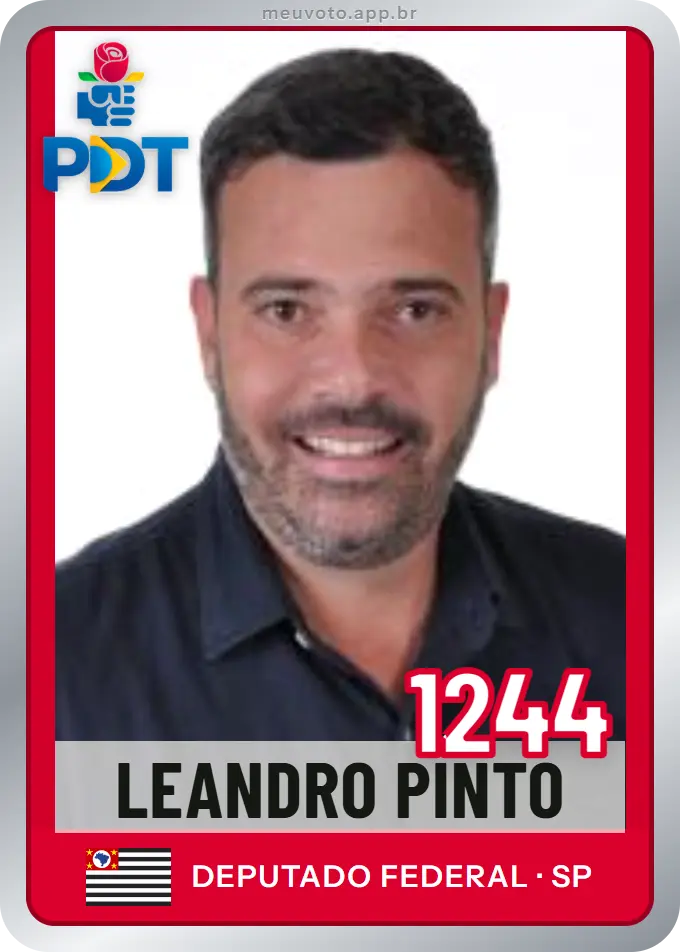Carta de Leandro Pinto, número 1244, PDT