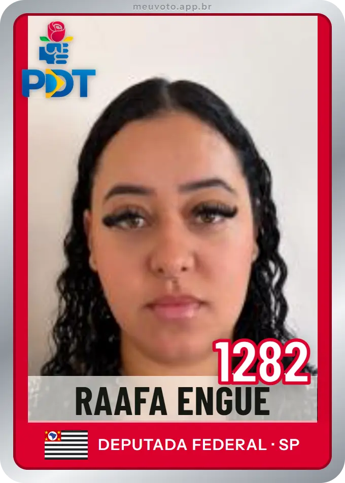 Carta de Raafa Engue, número 1282, PDT