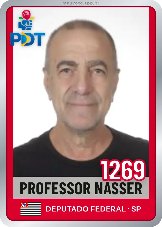 Carta de Professor Nasser, número 1269, PDT