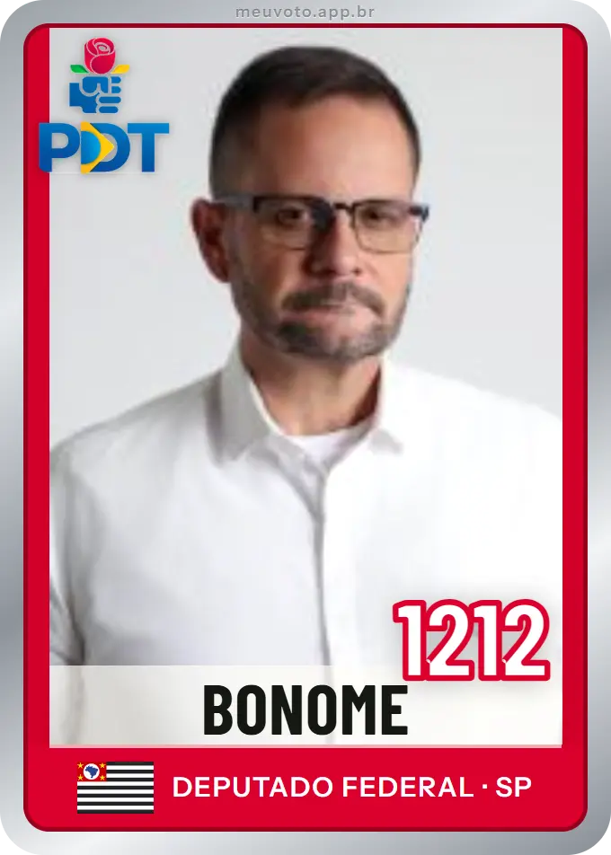 Carta de Bonome, número 1212, PDT