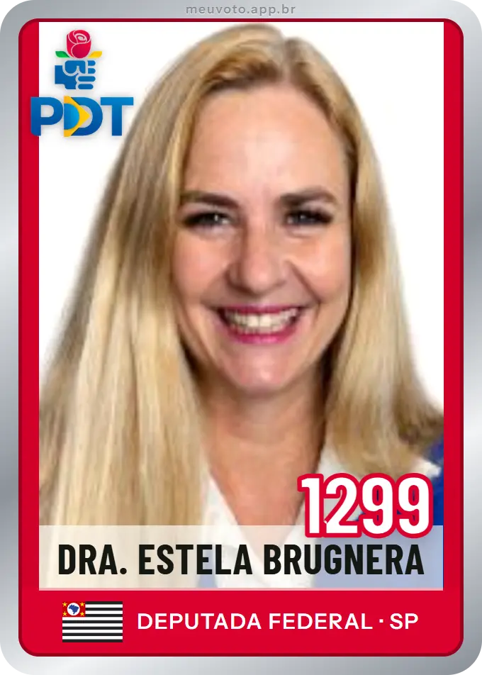 Carta de Dra. Estela Brugnera, número 1299, PDT