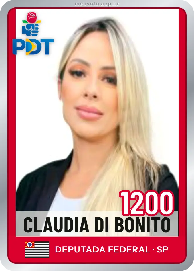 Carta de Claudia di Bonito, número 1200, PDT