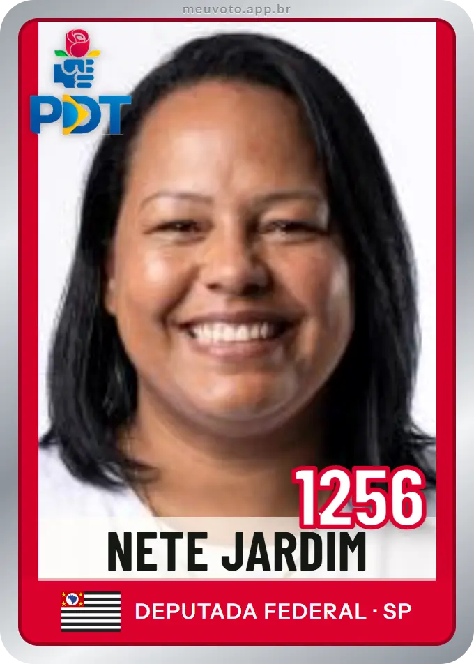 Carta de Nete Jardim, número 1256, PDT