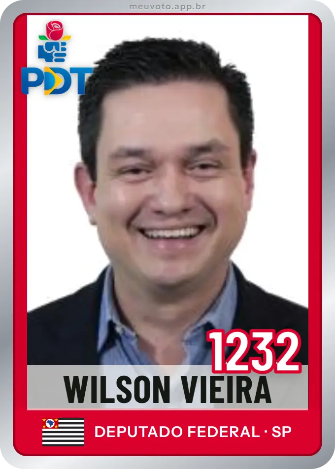 Carta de Wilson Vieira, número 1232, PDT