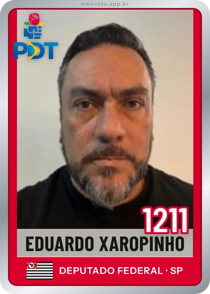 Carta de Eduardo Xaropinho, número 1211, PDT