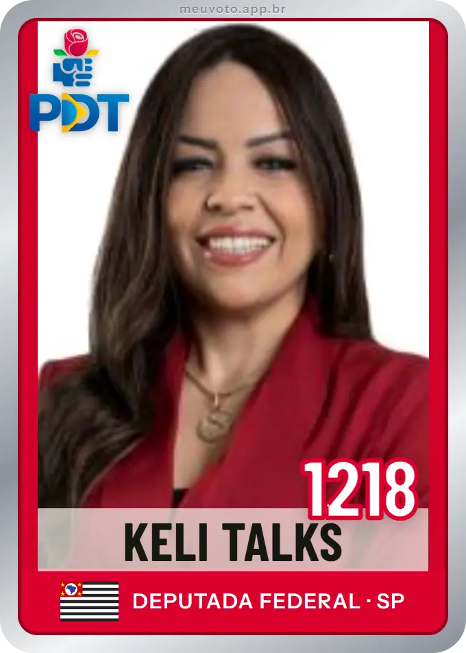 Carta de Keli Talks, número 1218, PDT
