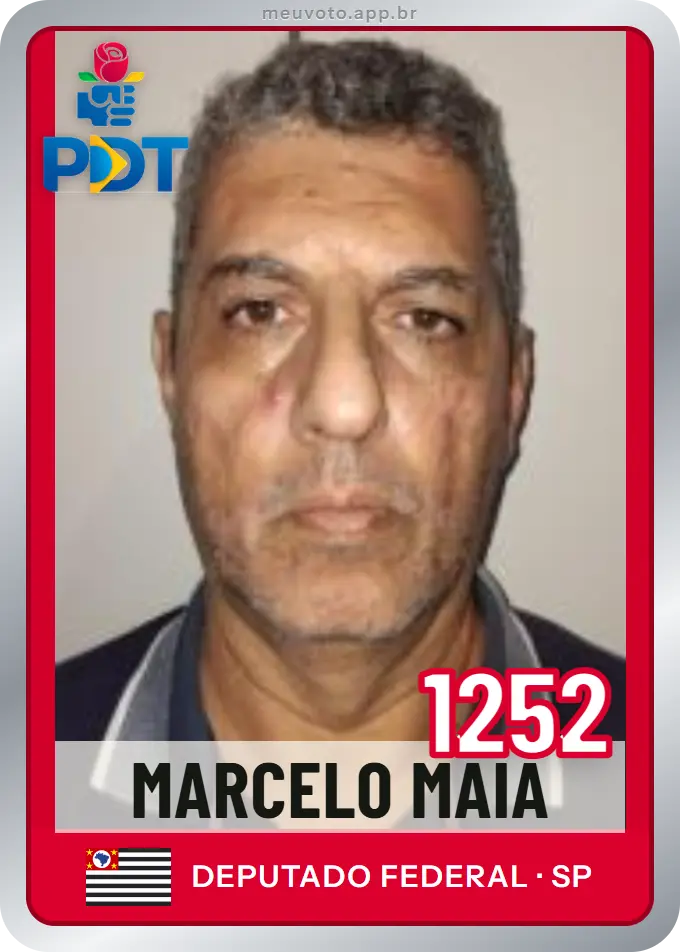 Carta de Marcelo Maia, número 1252, PDT