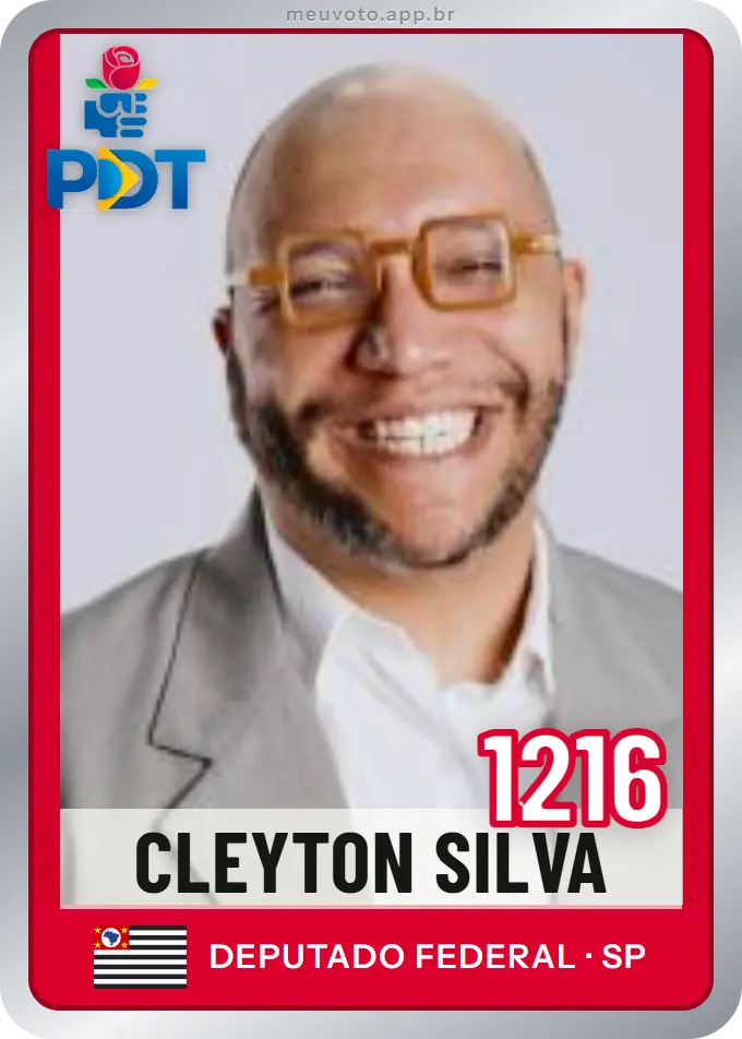 Carta de Cleyton Silva, número 1216, PDT
