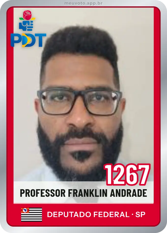 Carta de Professor Franklin Andrade, número 1267, PDT