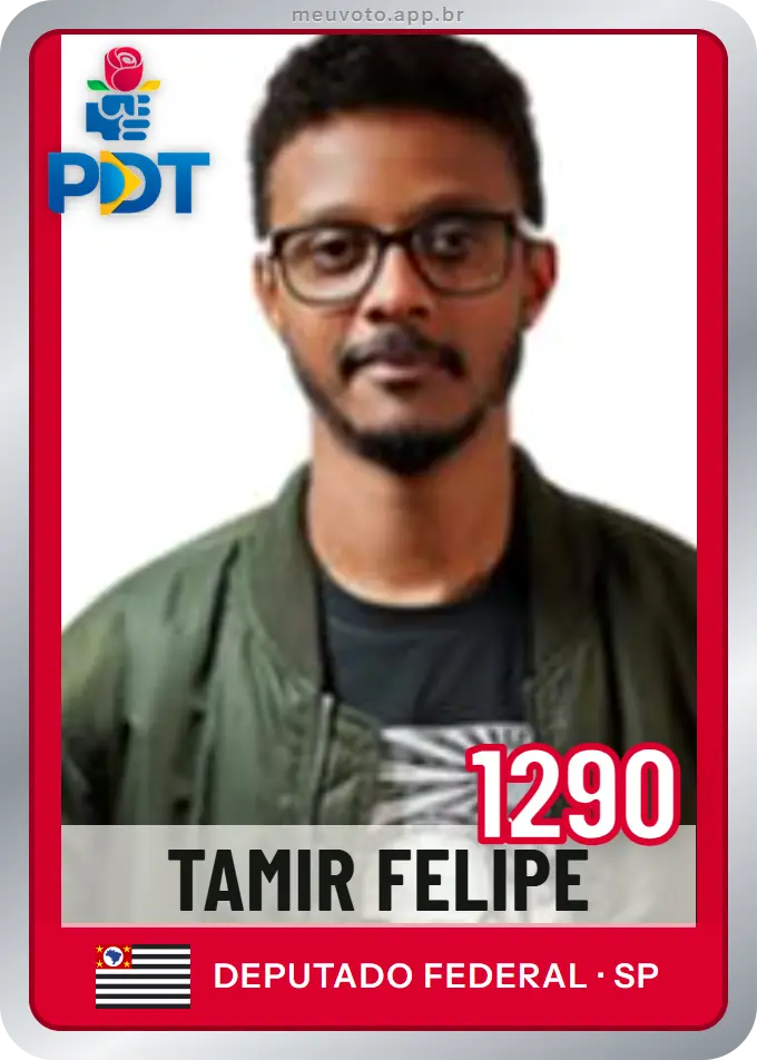 Carta de Tamir Felipe, número 1290, PDT