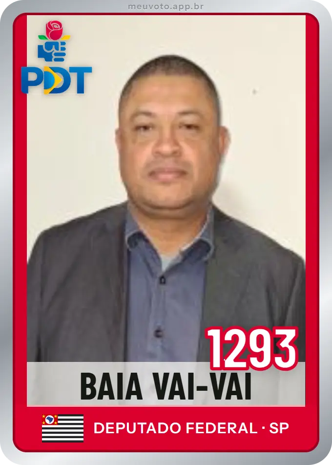 Carta de Baia Vai-Vai, número 1293, PDT