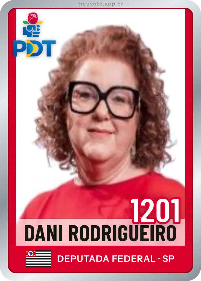 Carta de Dani Rodrigueiro, número 1201, PDT
