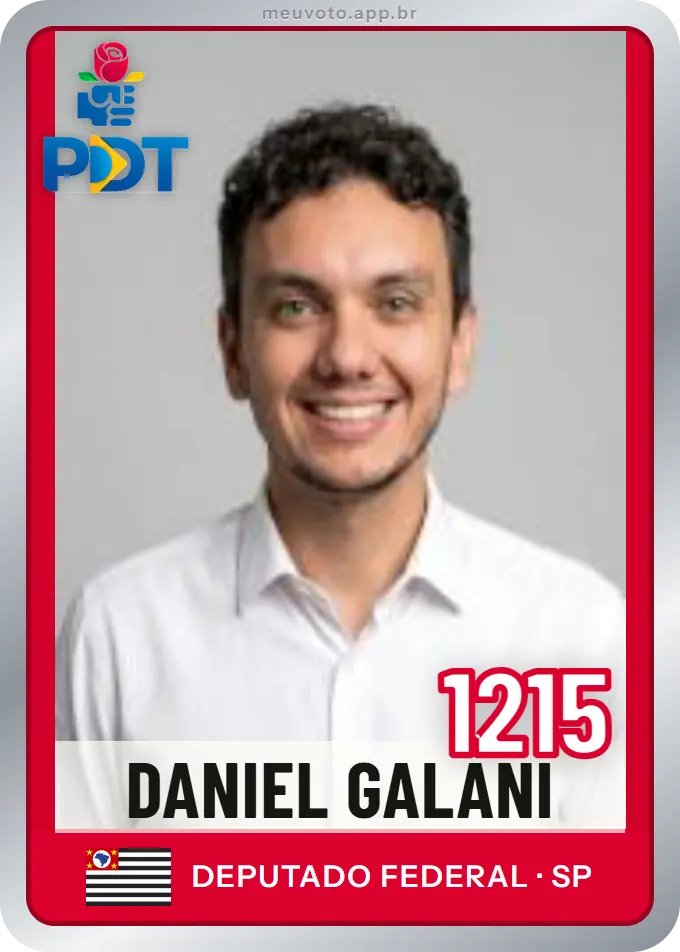 Carta de Daniel Galani, número 1215, PDT