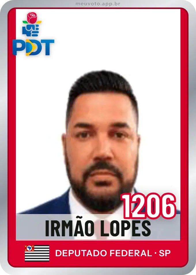 Carta de Irmão Lopes, número 1206, PDT