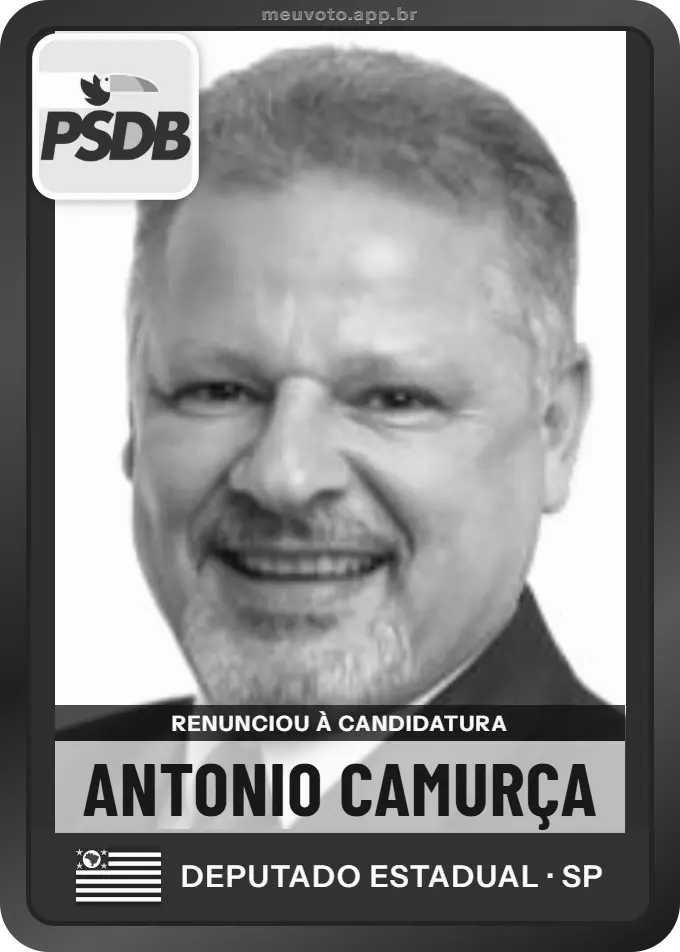 Carta de Antonio Camurça, PSDB. Renunciou à candidatura e não vai à urna.
