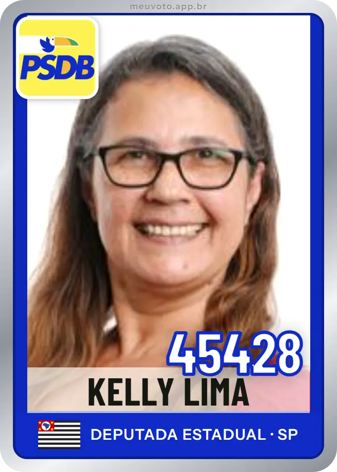 Carta de Kelly Lima, número 45428, PSDB