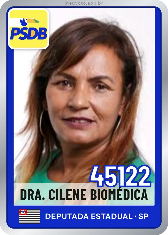 Carta de Dra. Cilene Biomédica, número 45122, PSDB