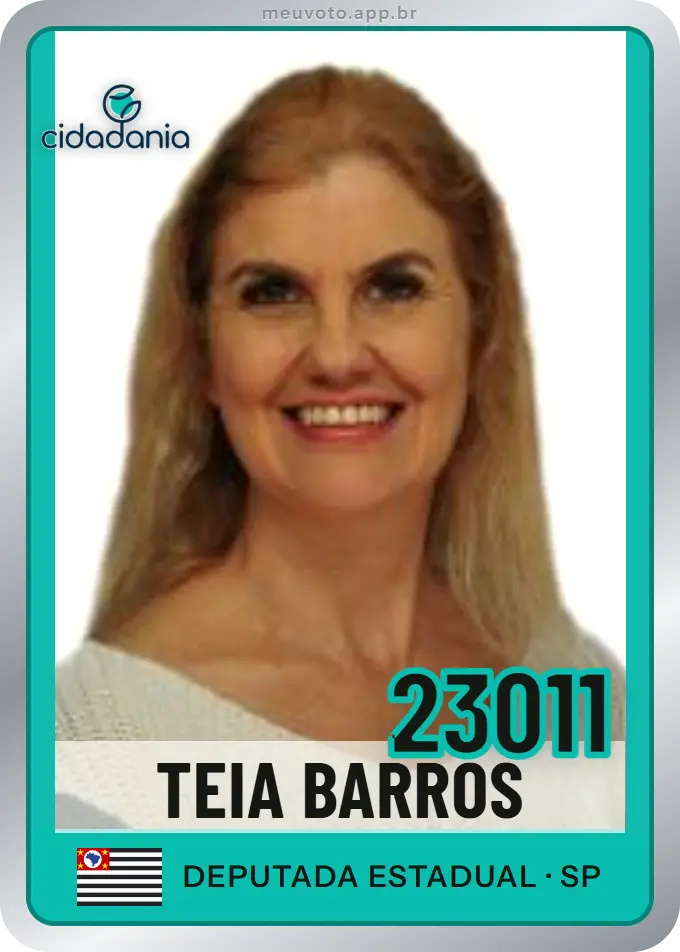 Carta de Teia Barros, número 23011, Cidadania